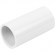 20mm White PVC Conduit Coupler